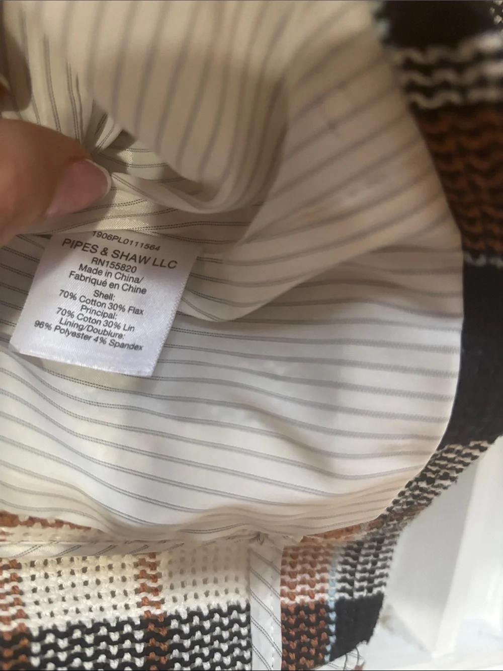 Veronica Beard Utah Dickey Blazer Plaid Jacket Size 0